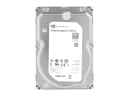 Seagate Enterprise Capacity 3.5'' HDD 2TB 7200 RPM 512n SAS 12Gb/s 128MB Cache Internal Hard Drive ST2000NM0045