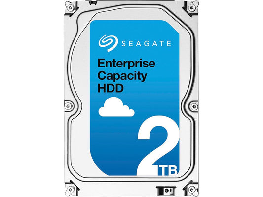 Seagate Enterprise Capacity 3.5'' HDD 2TB 7200 RPM 512n SAS 12Gb/s 128MB Cache Internal Hard Drive ST2000NM0045