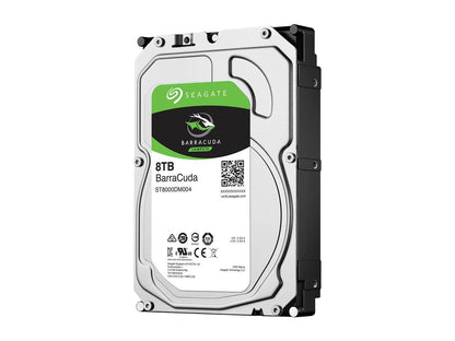 Seagate BarraCuda ST8000DM004 8TB 5400 RPM 256MB Cache SATA 6.0Gb/s 3.5" Internal Hard Drive Bare Drive