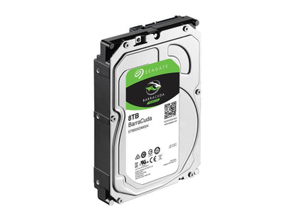 Seagate BarraCuda ST8000DM004 8TB 5400 RPM 256MB Cache SATA 6.0Gb/s 3.5" Internal Hard Drive Bare Drive