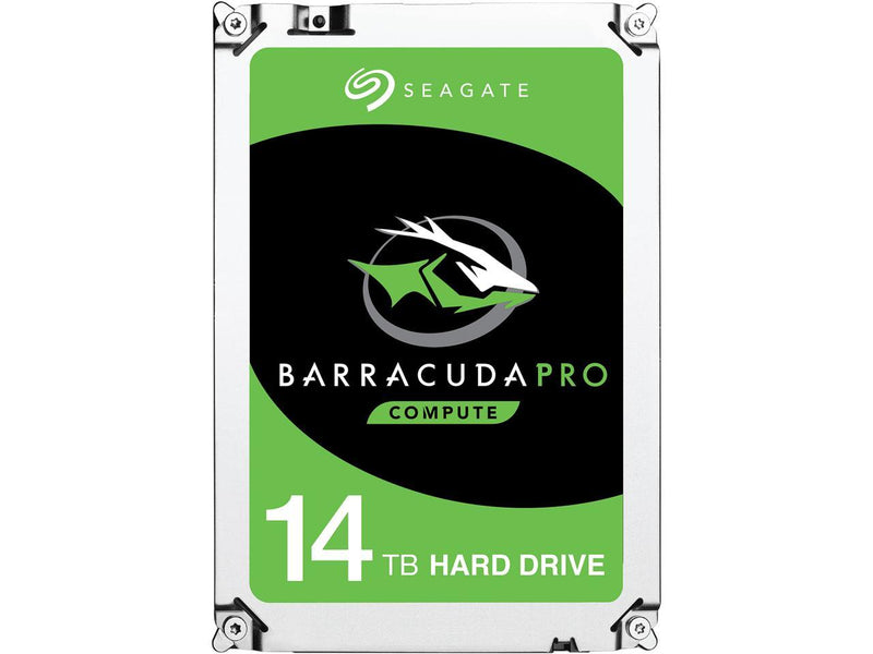 Seagate BarraCuda Pro ST14000DM001 14TB 7200 RPM 256MB Cache SATA 6.0Gb/s 3.5" Internal Hard Drive