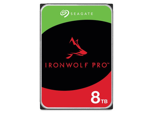 Seagate IronWolf Pro ST8000NT001 8TB 7200 RPM 256MB Cache SATA 6.0Gb/s 3.5" Internal Hard Drive