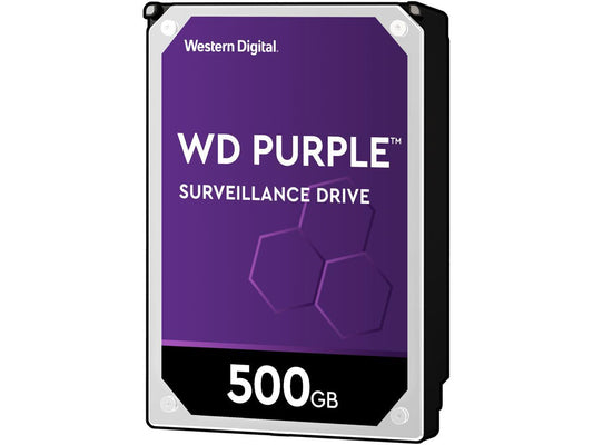 WD Purple 500GB Surveillance Hard Disk Drive - 5400 RPM Class SATA 6Gb/s 64MB Cache 3.5 Inch WD05PURZ