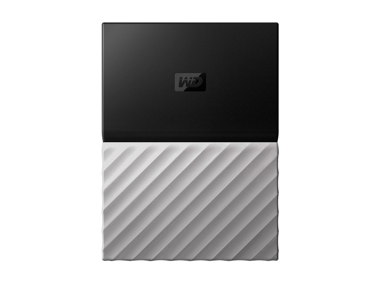 WD 4TB My Passport Ultra Portable Storage with Metal Finish USB 3.0 Model WDBFKT0040BGY-WESN Black - Gray