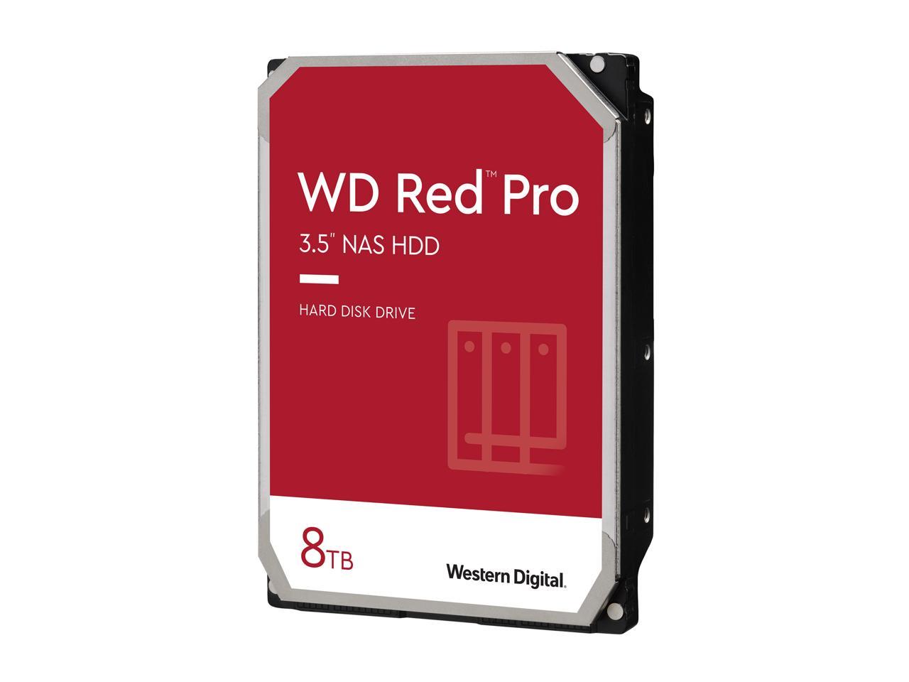 WD Red Pro WD8003FFBX 8TB 7200 RPM 256MB Cache SATA 6.0Gb/s 3.5" Internal Hard Drive