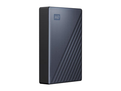 WD 4TB Blue My Passport Ultra Portable Storage External Hard Drive USB-C for PC/Windows (WDBFTM0040BBL-WESN)
