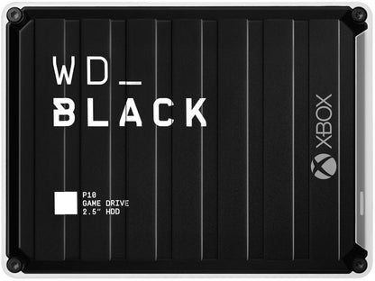 WD Black 5TB P10 Game Drive Portable External Hard Drive for Xbox USB 3.2 (WDBA5G0050BBK-WESN)