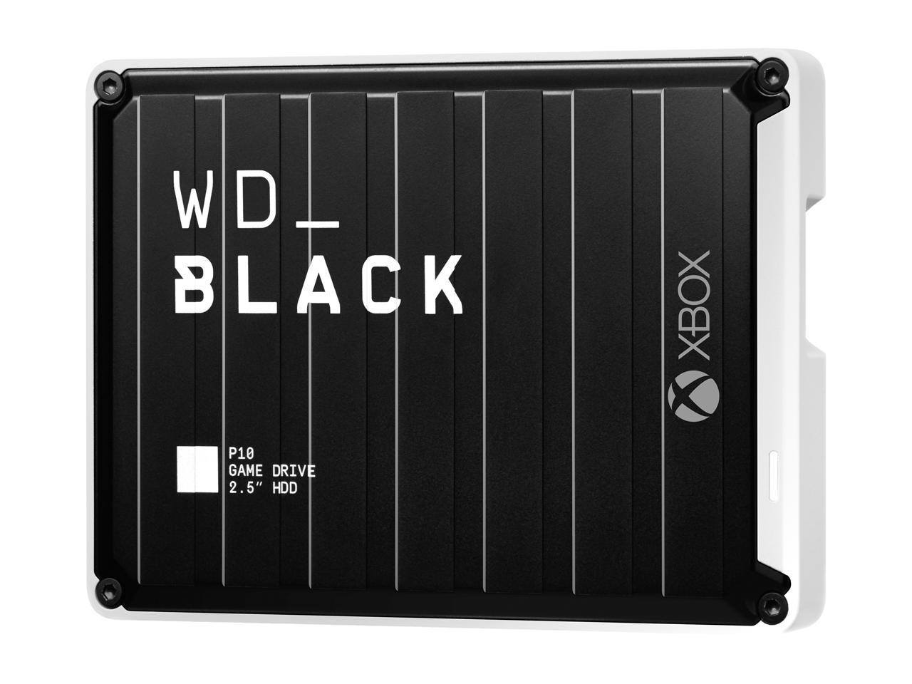WD Black 5TB P10 Game Drive Portable External Hard Drive for Xbox USB 3.2 (WDBA5G0050BBK-WESN)