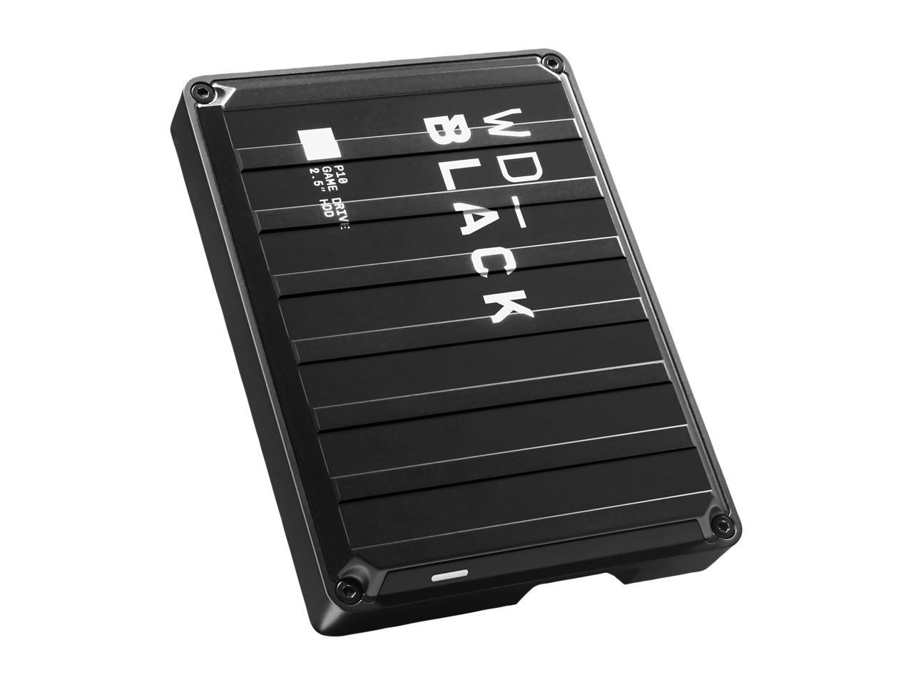 WD Black 5TB P10 Game Drive Portable External Hard Drive for PS4/Xbox One/PC/Mac USB 3.2 (WDBA3A0050BBK-WESN)