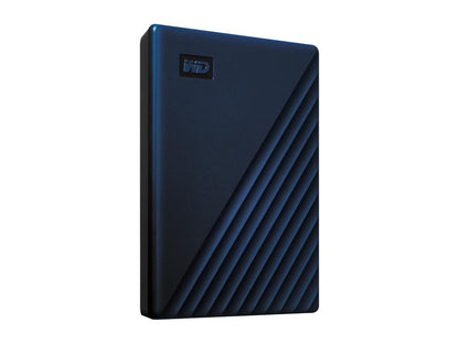 WD 2TB My Passport for Mac Portable External Hard Drive Storage USB-C/USB-A 3.2 - Midnight Blue WDBA2D0020BBL-WESN