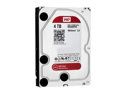 WD Red 4TB NAS Internal Hard Drive - 5400 RPM Class, SATA 6Gb/s, SMR, 256MB Cache, 3.5" - WD40EFAX