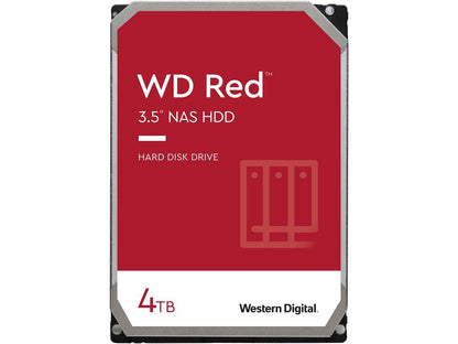 WD Red 4TB NAS Internal Hard Drive - 5400 RPM Class, SATA 6Gb/s, SMR, 256MB Cache, 3.5" - WD40EFAX