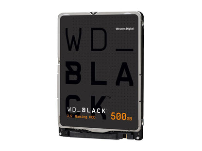 WD Black WD5000LPSX 500GB 7200 RPM 64MB Cache SATA 6.0Gb/s 2.5" Internal Hard Drive