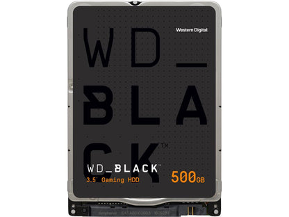 WD Black WD5000LPSX 500GB 7200 RPM 64MB Cache SATA 6.0Gb/s 2.5" Internal Hard Drive