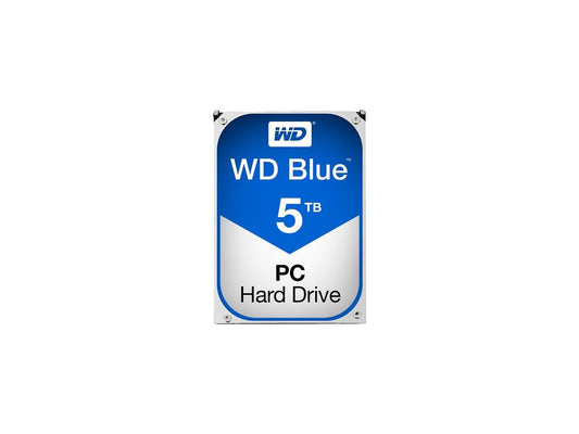 WD Blue 5TB Desktop Hard Disk Drive - 5400 RPM SATA 6 Gb/s 64MB Cache 3.5 Inch - WD50EZRZ