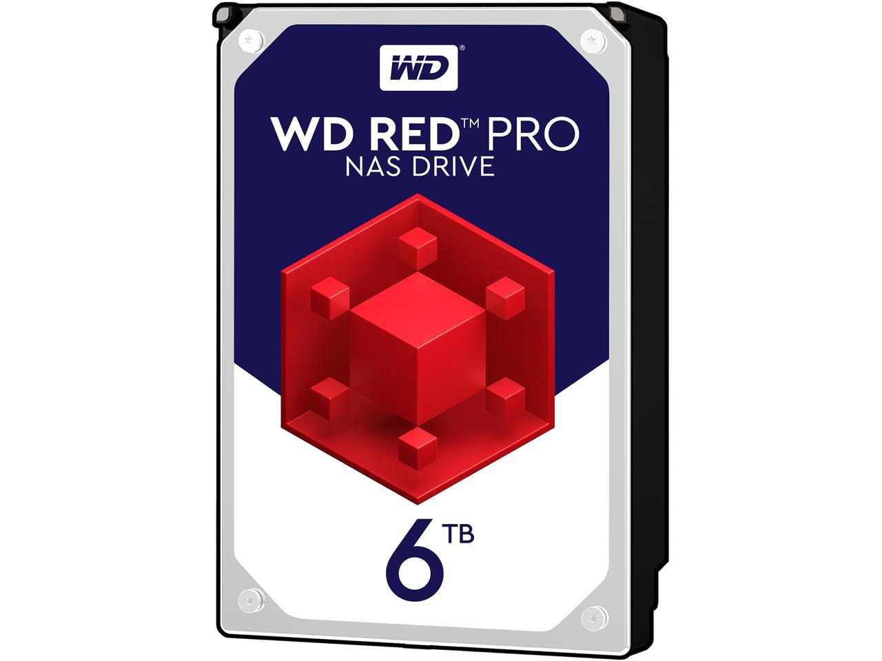 WD Red Pro 6TB NAS Hard Disk Drive - 7200 RPM Class SATA 6Gb/s 128MB Cache 3.5 Inch - WD6002FFWX