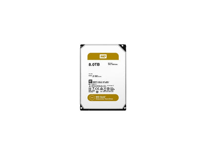 WD Gold 8TB Enterprise Class Hard Disk Drive - 7200 RPM Class SATA 6Gb/s 128MB Cache 3.5 Inch - WD8002FRYZ