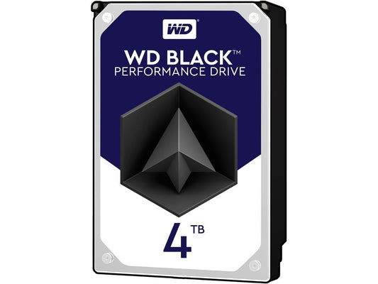WD Black 4TB Performance Desktop Hard Disk Drive - 7200 RPM SATA 6Gb/s 128MB Cache 3.5 Inch - WD4004FZWX