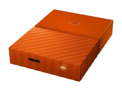 WD 2TB My Passport Portable Hard Drive USB 3.0 Model WDBYFT0020BOR-WESN Orange