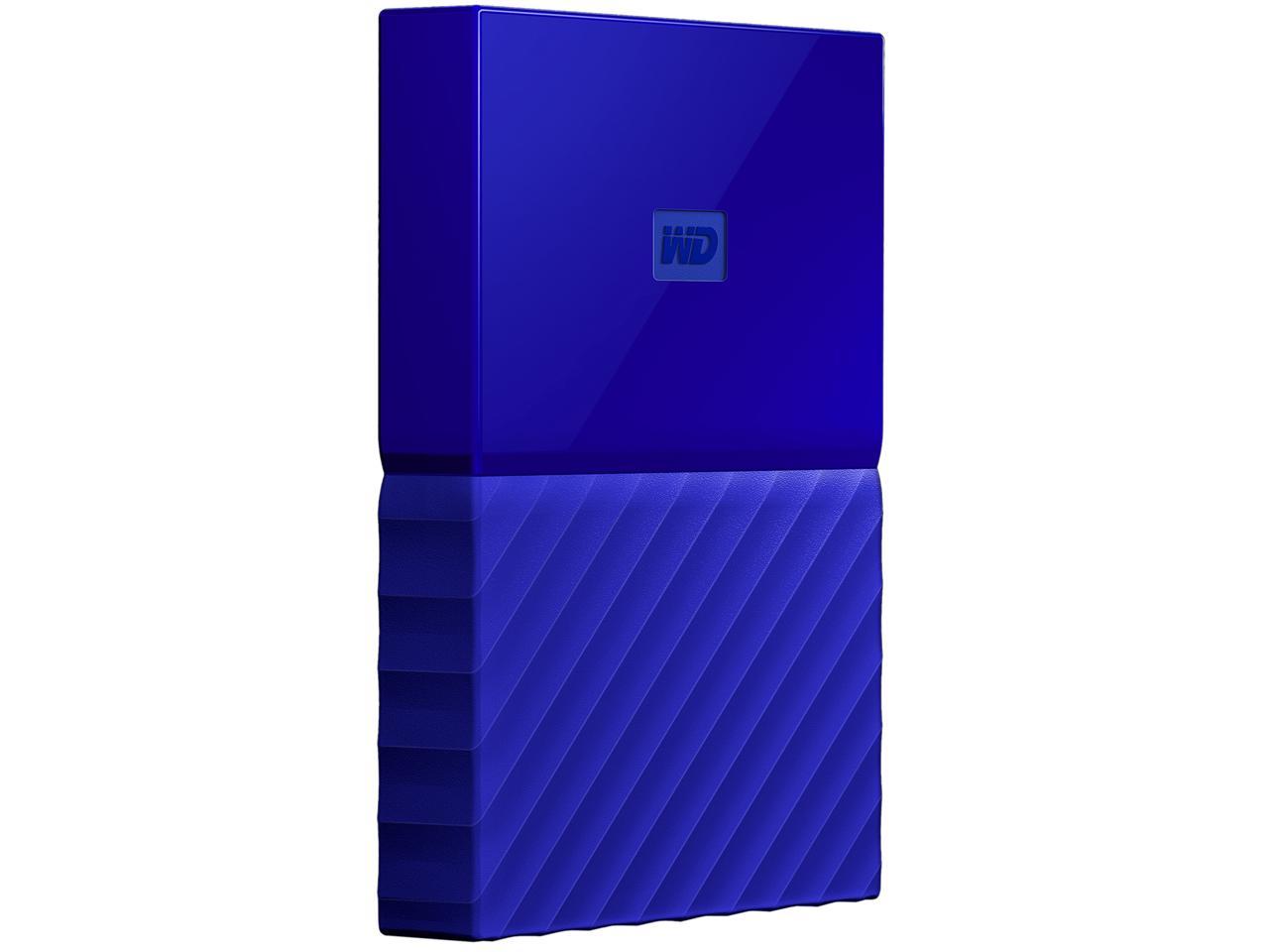 WD 1TB My Passport Portable Hard Drive USB 3.0 Model WDBYNN0010BBL-WESN Blue