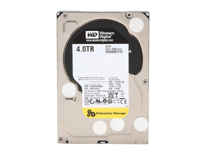 WD Re 4TB Datacenter Capacity Hard Disk Drive - 7200 RPM Class SATA 6Gb/s 64MB Cache 3.5 inch WD4000FYYZ