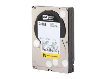 WD Re 3TB Datacenter Capacity Hard Disk Drive - 7200 RPM Class SAS 6Gb/s 32MB Cache 3.5 inch WD3001FYYG