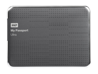 WD 2TB My Passport Ultra Portable Hard Drive USB 3.0 Model WDBMWV0020BTT-NESN Titanium