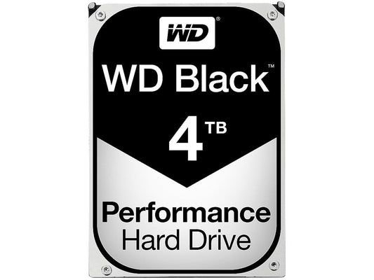 WD Black 4TB Performance Desktop Hard Disk Drive - 7200 RPM SATA 6Gb/s 64MB Cache 3.5 Inch - WD4003FZEX