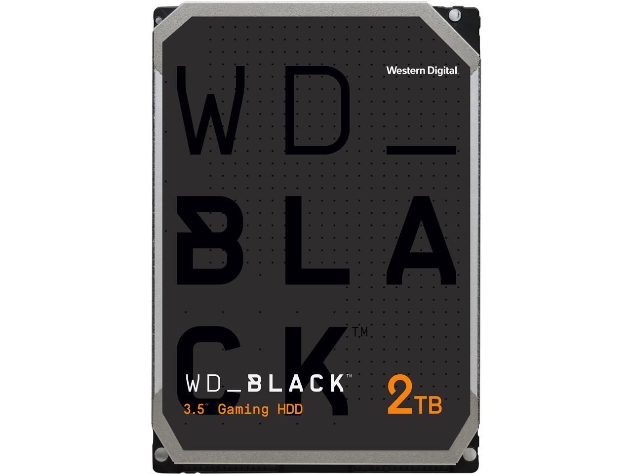 WD Black 2TB Performance Desktop Hard Disk Drive - 7200 RPM SATA 6Gb/s 64MB Cache 3.5 Inch - WD2003FZEX