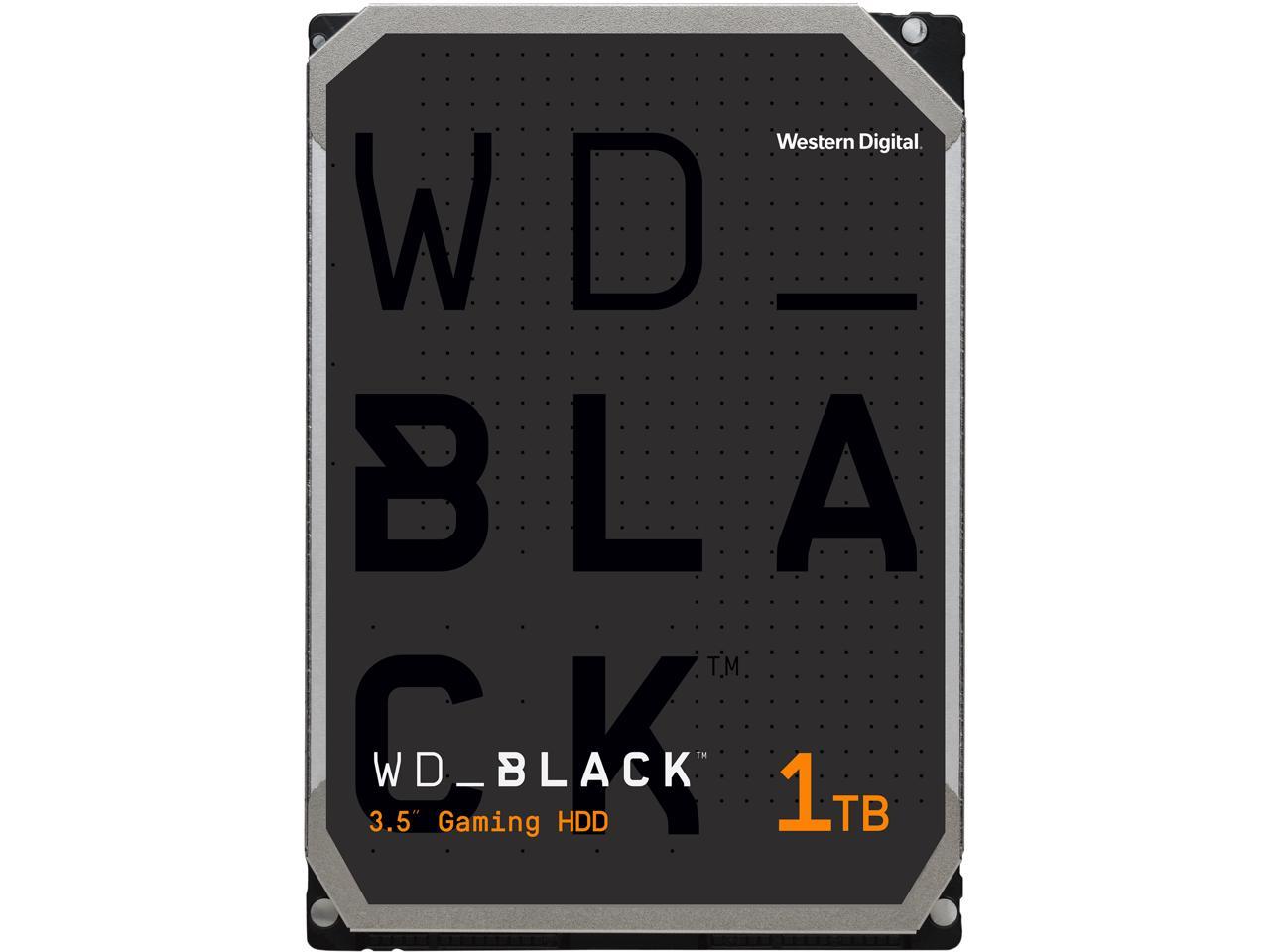 WD Black 1TB Performance Desktop Hard Disk Drive - 7200 RPM SATA 6Gb/s 64MB Cache 3.5 Inch - WD1003FZEX