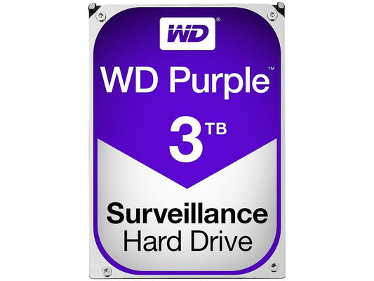 WD Purple 3TB Surveillance Hard Disk Drive - 5400 RPM Class SATA 6Gb/s 64MB Cache 3.5 Inch WD30PURX