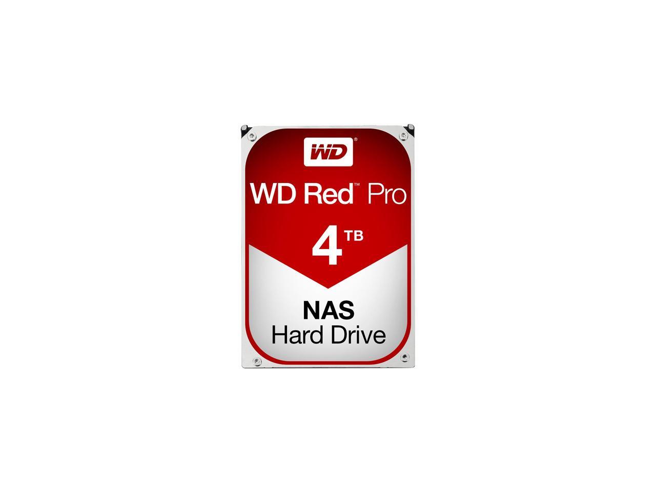 WD Red Pro 4TB NAS Hard Disk Drive - 7200 RPM Class SATA 6Gb/s 64MB Cache 3.5 Inch - WD4001FFSX