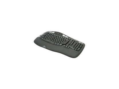 Logitech K350 2.4GHz Wireless Ergonomic Keyboard - Black