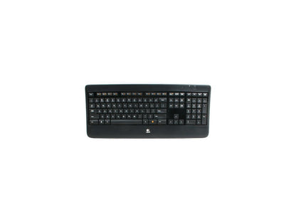 Logitech K800 2.4GHz Wireless Slim Illuminated Keyboard - Black