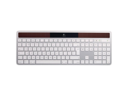 Logitech K750 2.4GHz Wireless Solar Powered Keyboard for Mac- White
