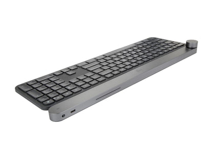 Logitech Craft Wireless Keyboard for Precision, Creativity and Productivity - 920-008484 (Dark Gray)