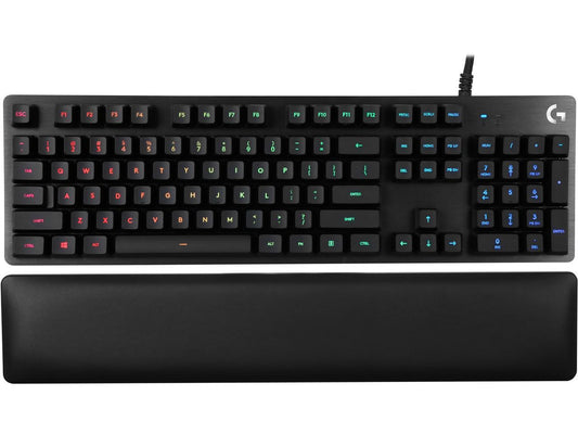 Logitech G513 RGB Backlit Mechanical Gaming Keyboard with Romer-G Linear Keyswitches