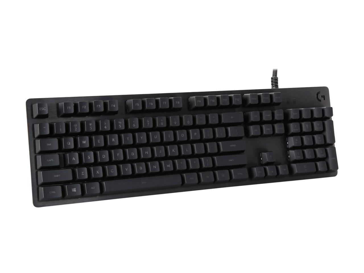 Logitech G513 RGB Backlit Mechanical Gaming Keyboard with GX Blue Clicky Key Switches (Carbon)