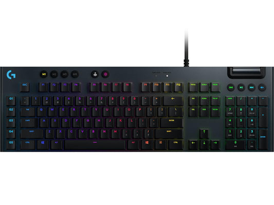 Logitech G815 LIGHTSYNC RGB Mechanical Gaming Keyboard With Clicky Switch