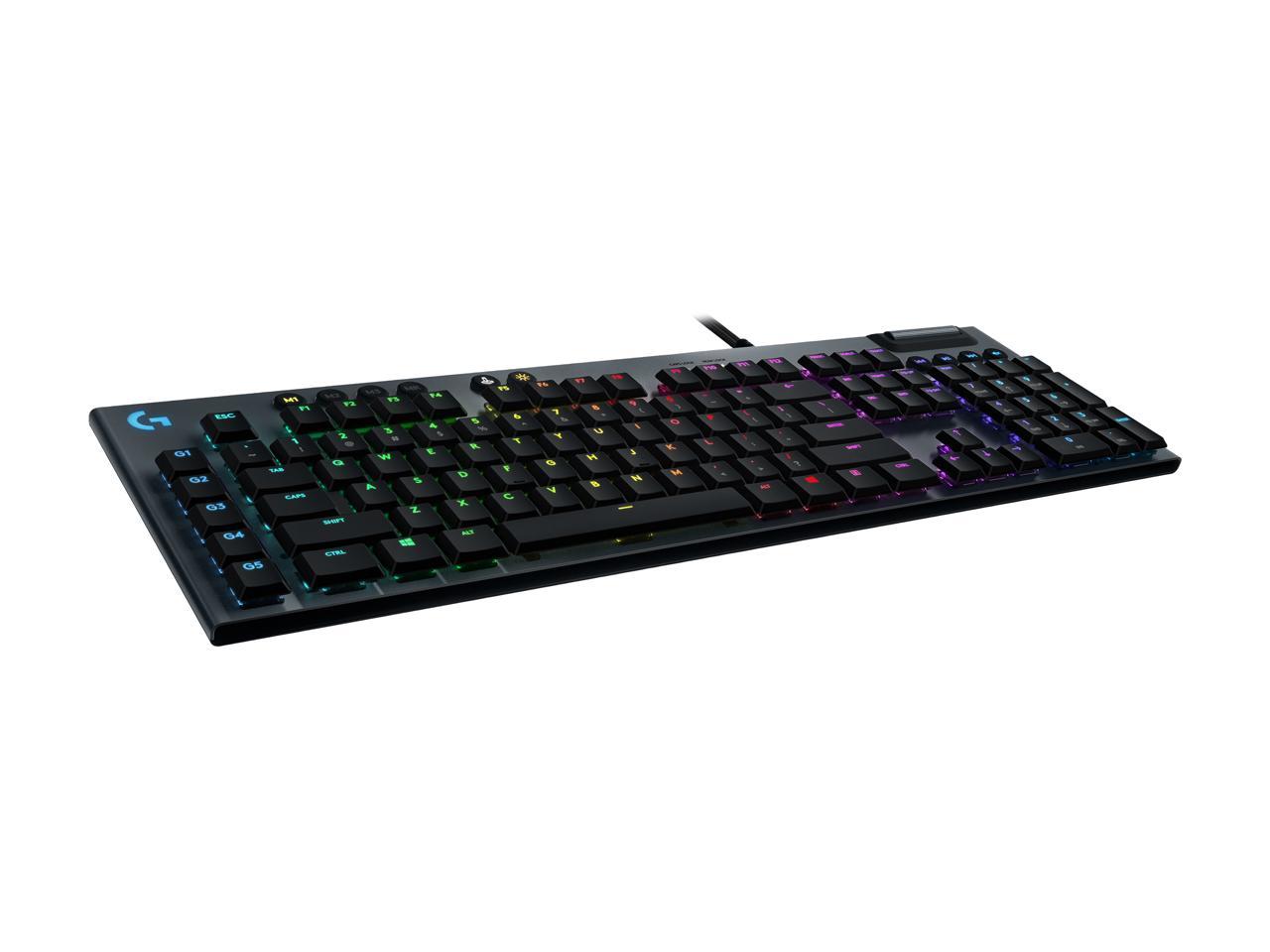 Logitech G815 LIGHTSYNC RGB Mechanical Gaming Keyboard With Tactile Switch