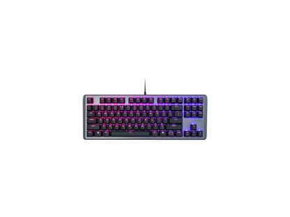 Cooler Master CK530 Tenkeyless Gaming Mechanical Keyboard with Red Switches, RGB Backlighting, On-the-Fly Controls, and Aluminum Top Plate
