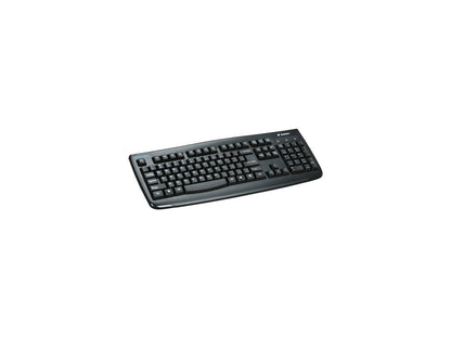 Kensington Pro Fit K64407US Black 104 Normal Keys USB or PS/2 Wired Standard Washable Keyboard