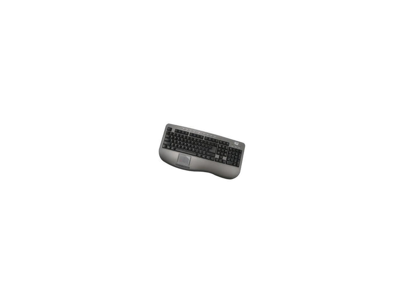 Adesso AKB-430UG WinTouch Pro USB full size multimedia touchpad keyboard (Dark Grey/Black)