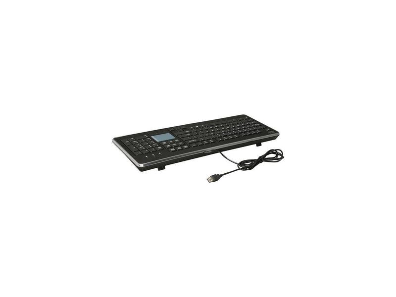 Adesso AKB-440UB SlimTouch USB Full size Touchpad keyboard (glazing black color)