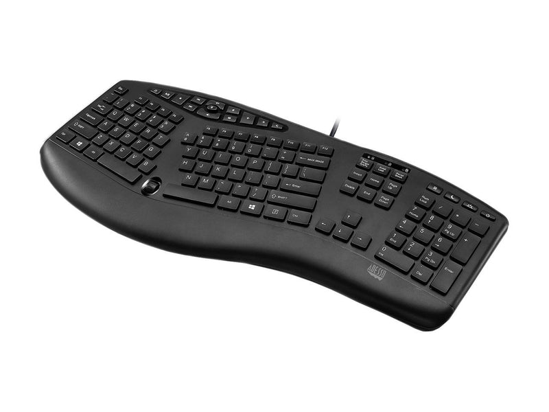 ADESSO AKB-160UB TruForm Media 160 - Ergonomic Desktop Keyboard