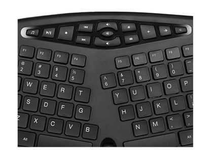 ADESSO AKB-160UB TruForm Media 160 - Ergonomic Desktop Keyboard