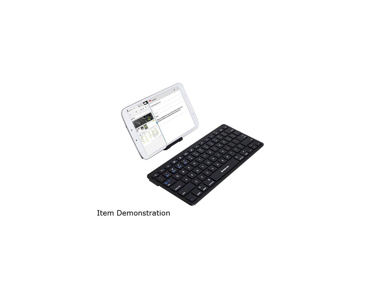 IOGEAR GKB632B Black Bluetooth Wireless Slim Keyboard