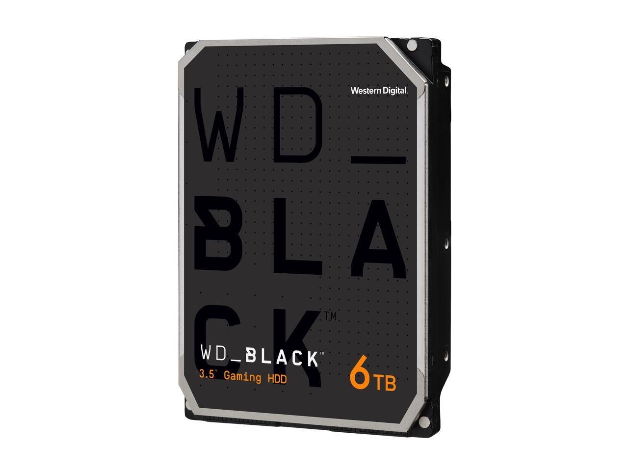 WD Black 6TB Performance Desktop Hard Disk Drive - 7200 RPM SATA 6Gb/s 256MB Cache 3.5 Inch - WD6003FZBX