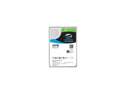 Seagate SkyHawk AI 10TB Surveillance Hard Drive 256MB Cache SATA 6.0Gb/s 3.5" Internal Hard Drive ST10000VE0004