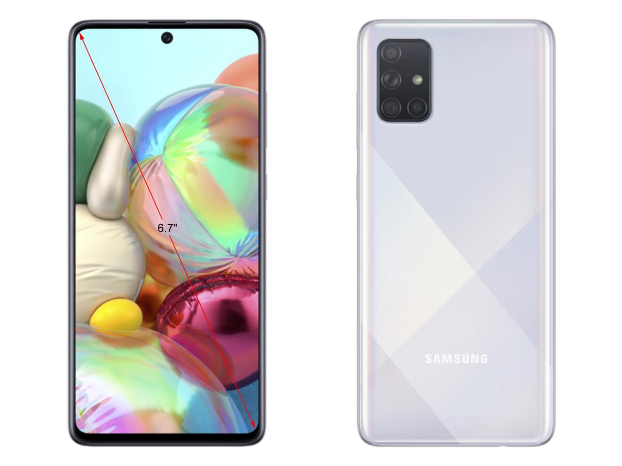 Samsung Galaxy A71 (A715F/DS) - Dual SIM - Prism Crush Black - Unlocked - International Version w/Seller Provided Warranty
